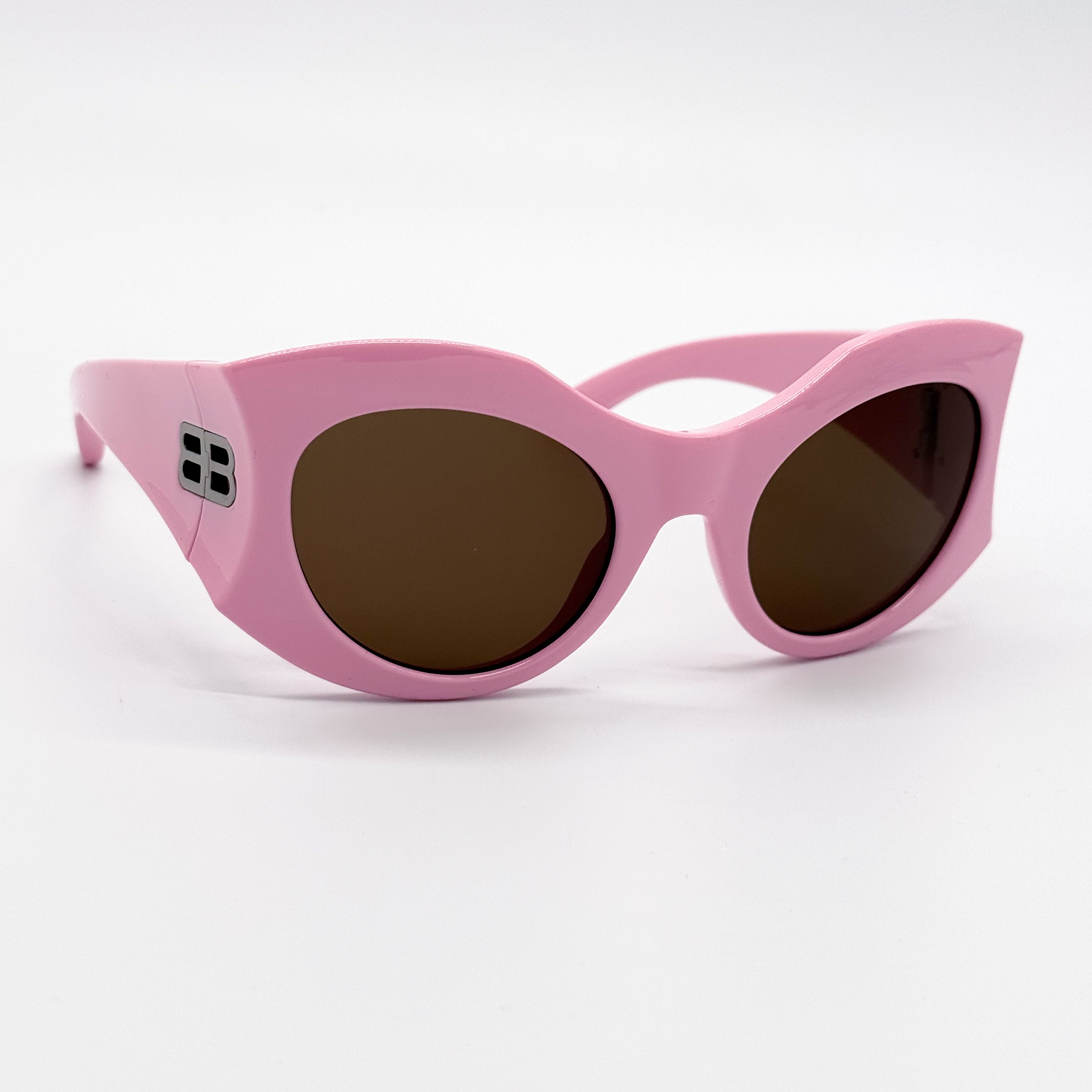 BALENCIAGA HOURGLASS ROUND SUNGLASSES BB0256S 004
