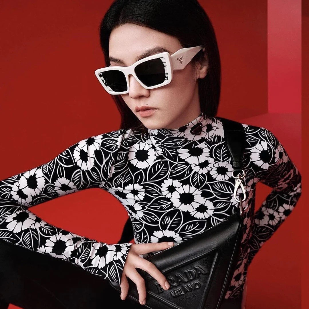 PRADA PR08YSF 02V5S0 SUNGLASSES PR 08YS
