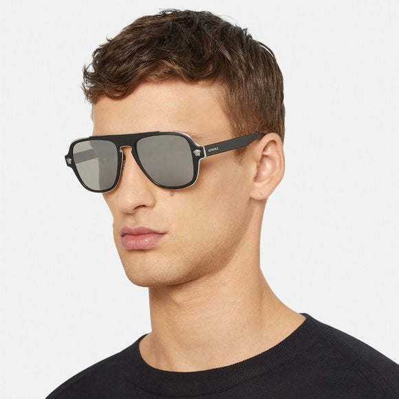 VERSACE VE2199 1000/6G SUNGLASSES