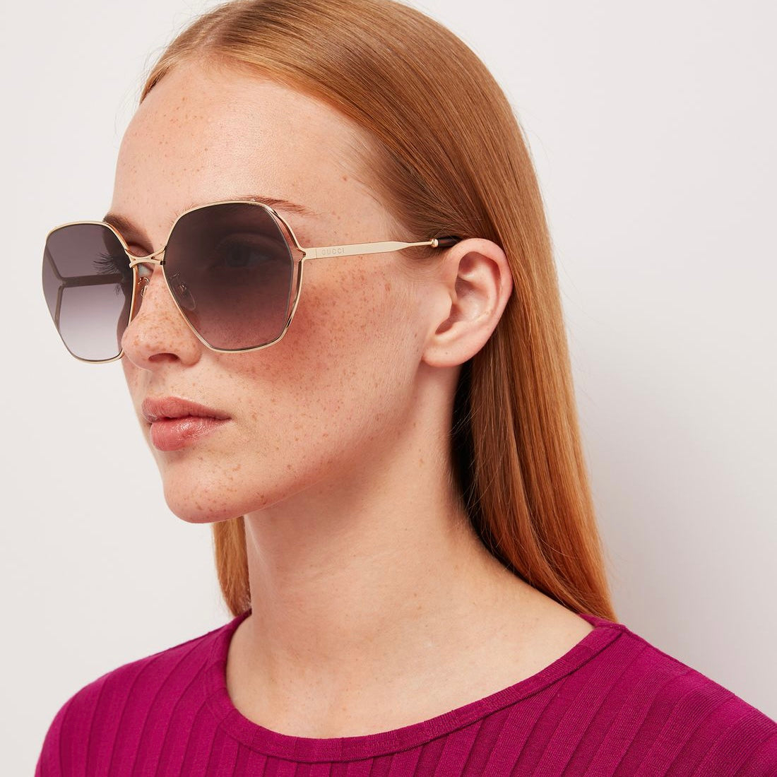 GUCCI GG0818SA 001 SUNGLASSES