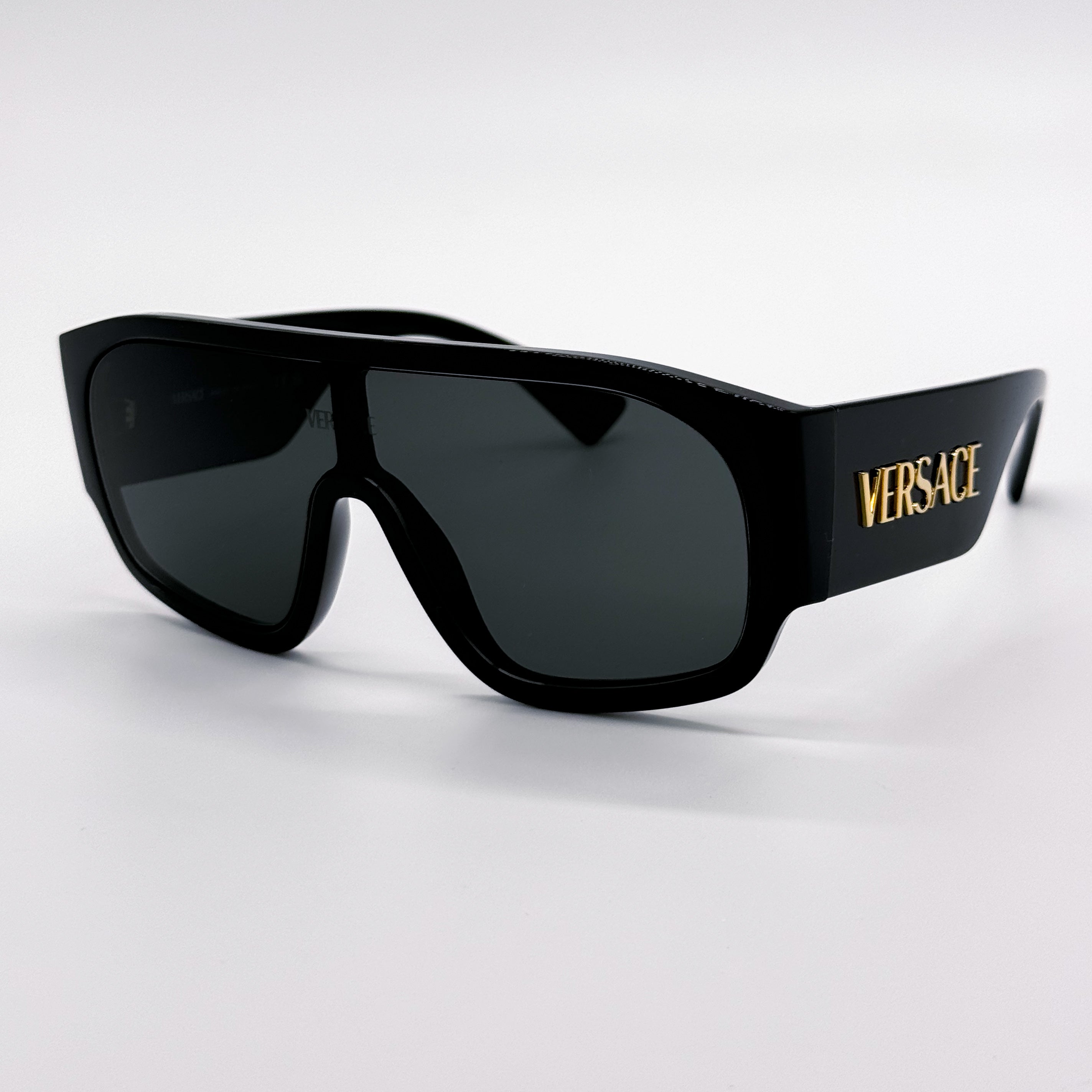 VERSACE VE4439 GB1/87 LOGO SHIELD SUNGLASSES