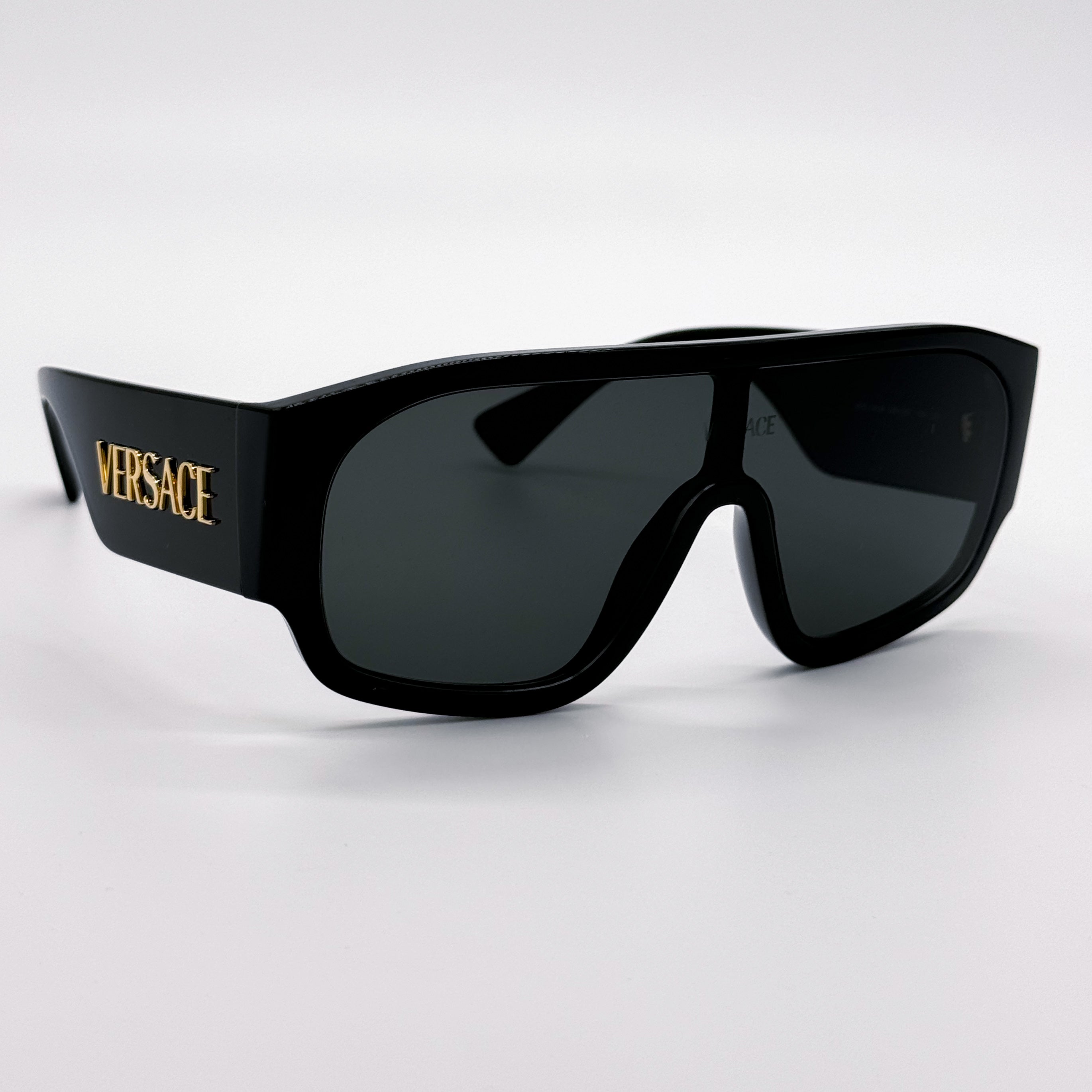 VERSACE VE4439 GB1/87 LOGO SHIELD SUNGLASSES