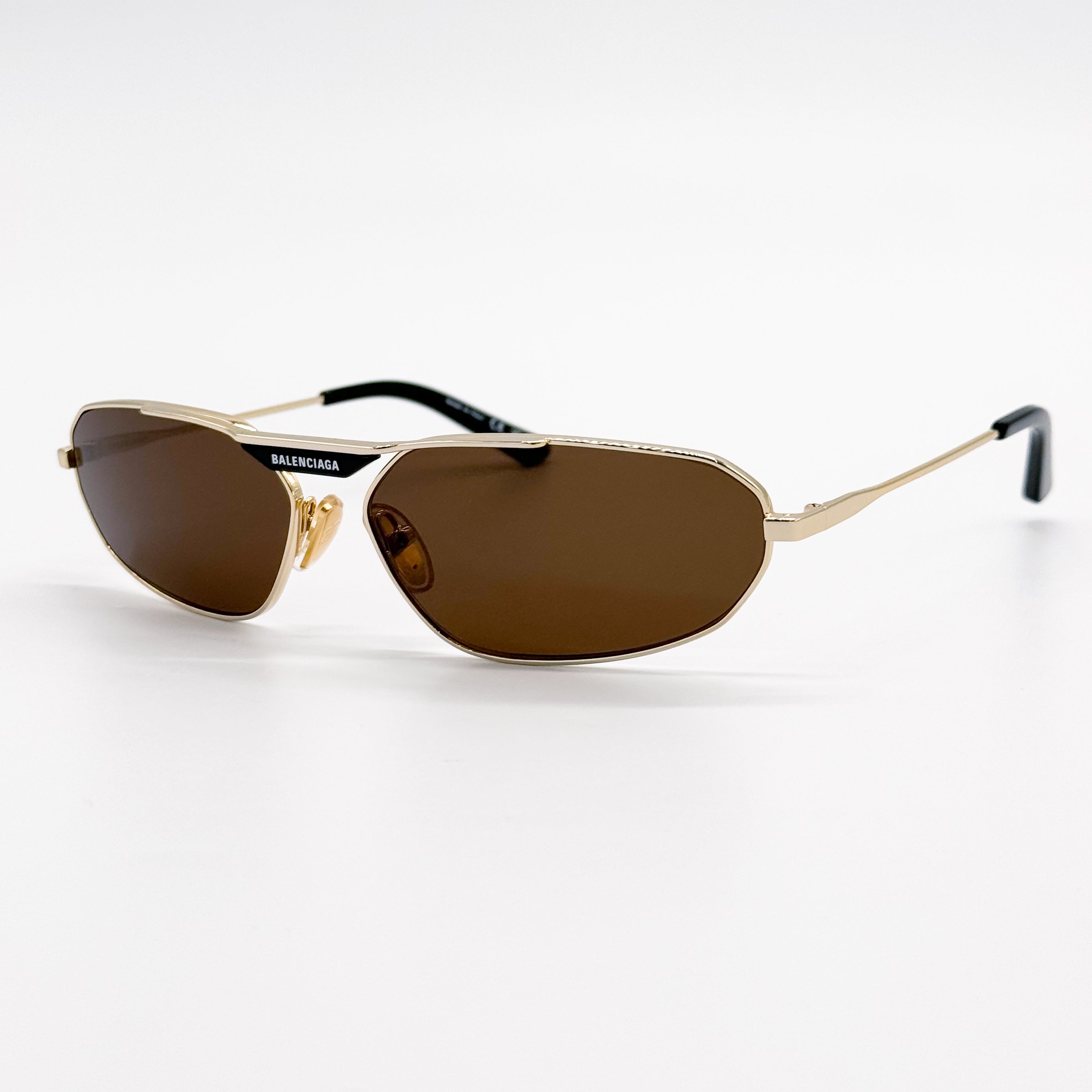 BALENCIAGA TAG 2.0 OVAL SUNGLASSES BB0245S 003