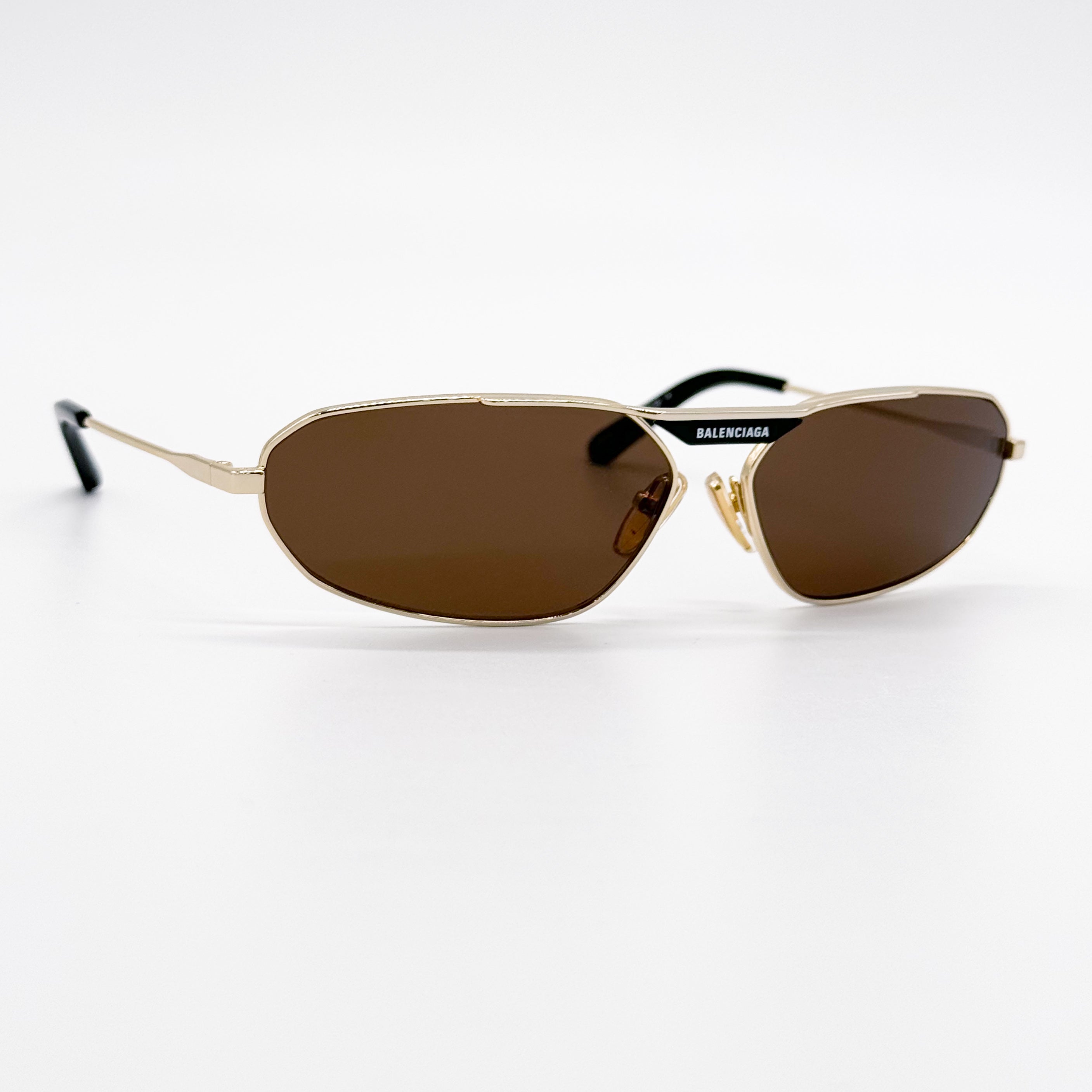 BALENCIAGA TAG 2.0 OVAL SUNGLASSES BB0245S 003