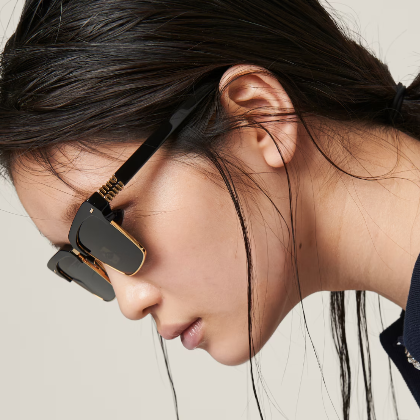 MIU MIU MU10ZS 1AB5S0 SUNGLASSES MU 10ZS