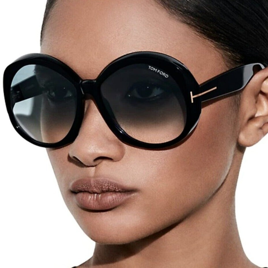 TOM FORD GEORGIA-02 TF1011 01B SUNGLASSES FT1011/S