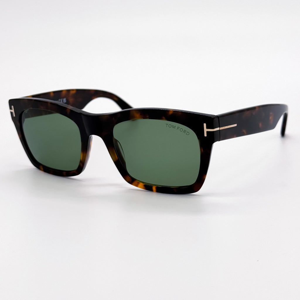 NWOT Tom Ford Nico-02 TF1062 56mm Sunglasses Black/Gold Frame Made In Italy Tom Ford Sunglasses Black Glossy Square Gold Nico FT1062 TF  main image 3