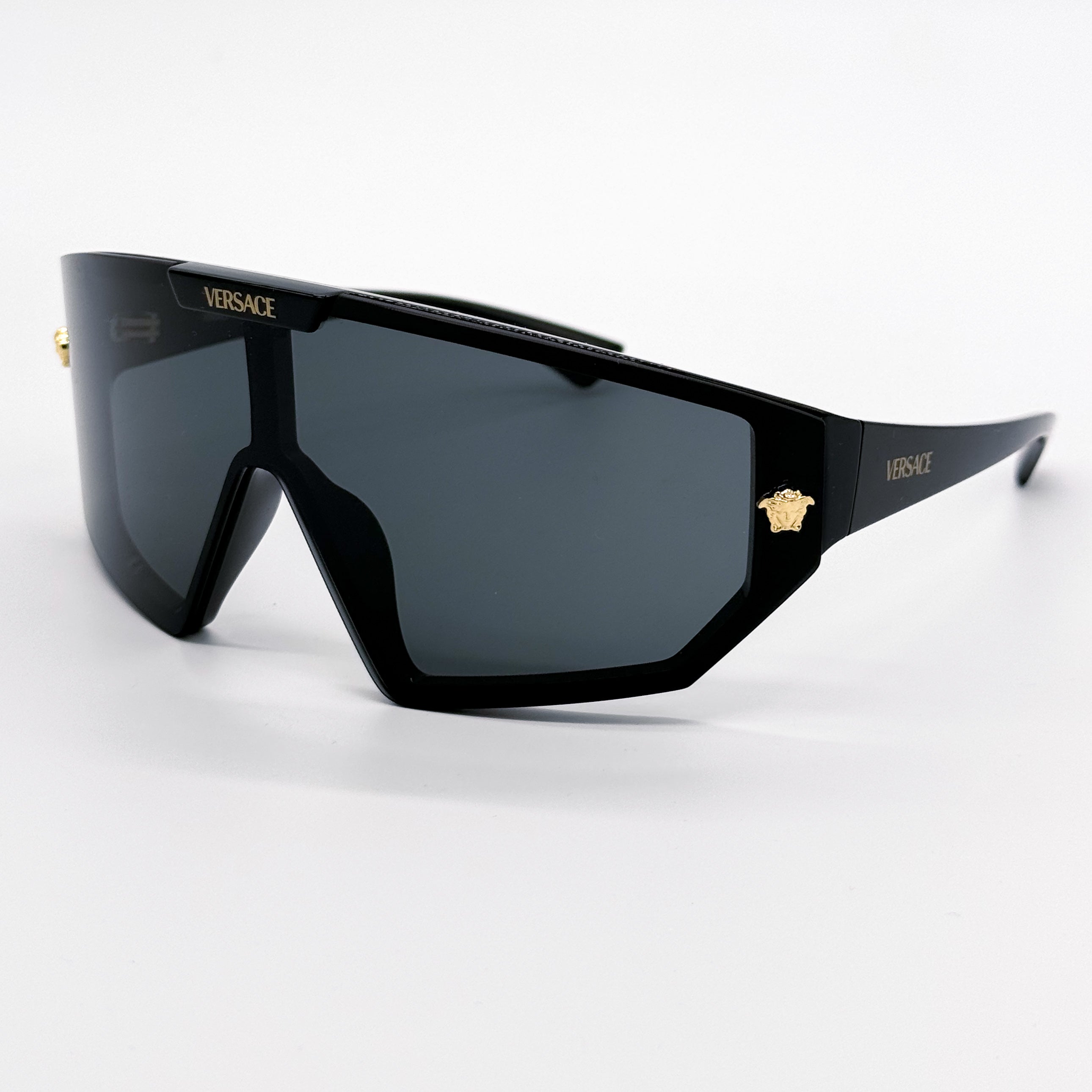 VERSACE VE4461 GB1/87 MEDUSA HORIZON MAXI SUNGLASSES