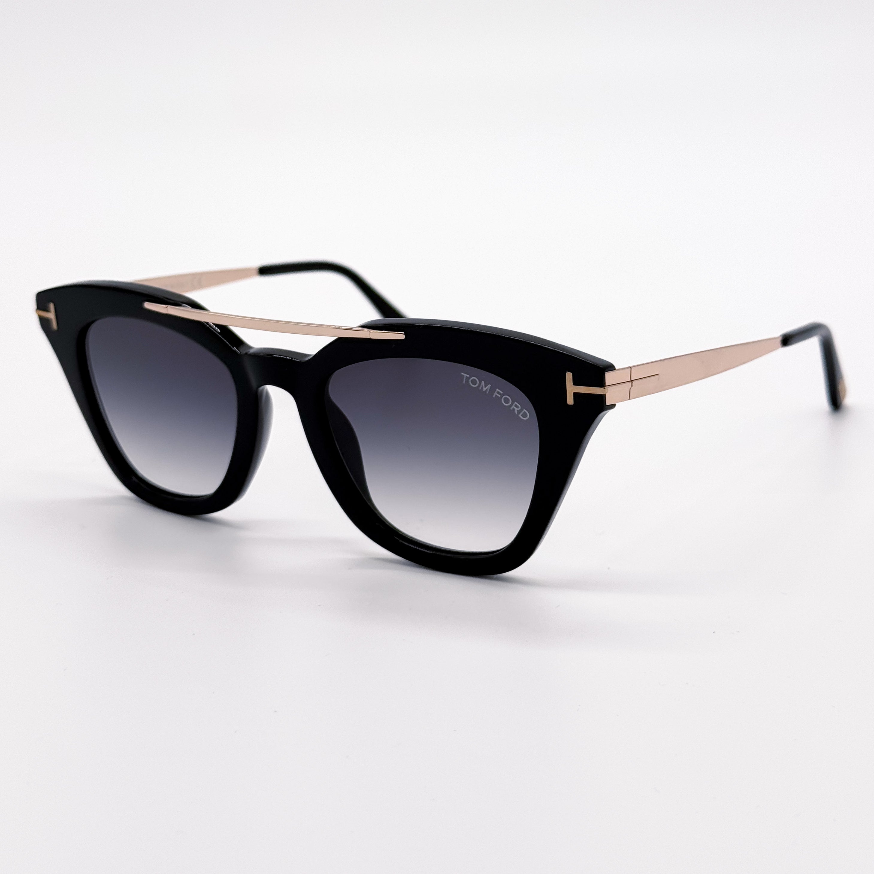 TOM FORD ANNA-02 TF575 01B SUNGLASSES FT0575/S