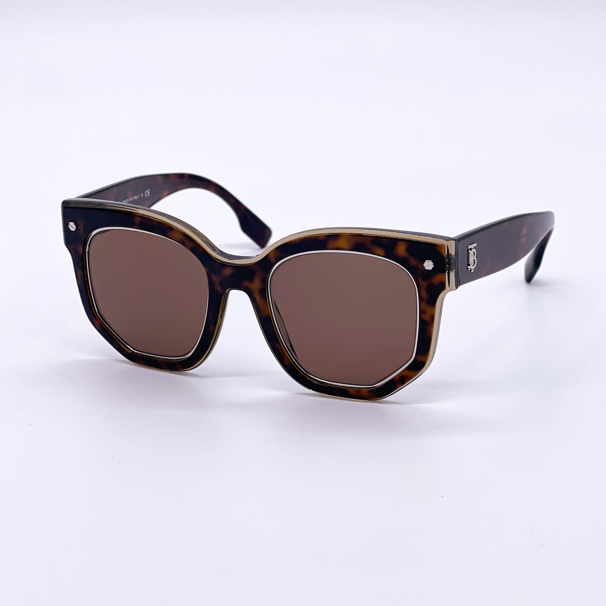 NEW BURBERRY BE4307 3660/73 WOMEN’S SUNGLASSES BURBERRY BE4307 366073 Burberry Primrose BE4307 366073 Havana On Transparent Brown  main image 2