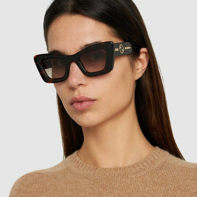 GUCCI GG1552S 002 CAT EYE SUNGLASSES GUCCI